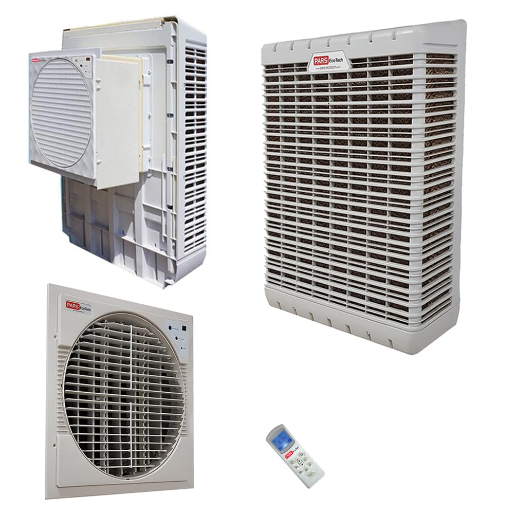 Climatizador evaporativo a pared PARS EcoTech ECOwall-6000 con caudal de 6.000m3/h REALES