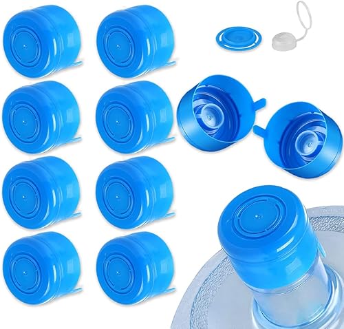 Miniatura 1 de 10 tapas de botella de agua de 2.165in, 3 y 5 galones a presión. Tapa de jarra de agua de 5 galones de repuesto antiderrames