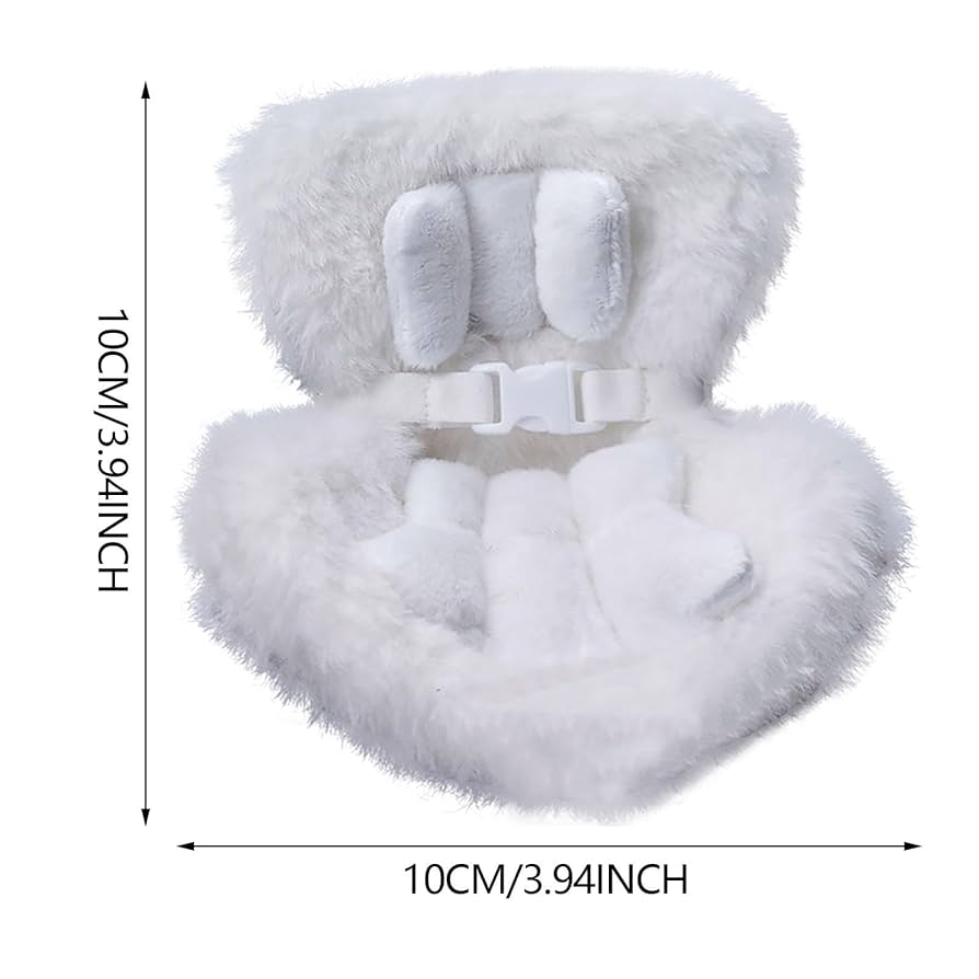 Labubu Car Labubu Ca Seat Fo Dolls With Soft Fuy Cushion, Ai Vent Labubu Stuff