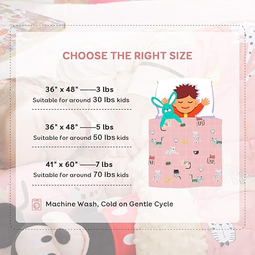 Miniatura 6 de Sivio US Minky Manta de algodón con peso para niños