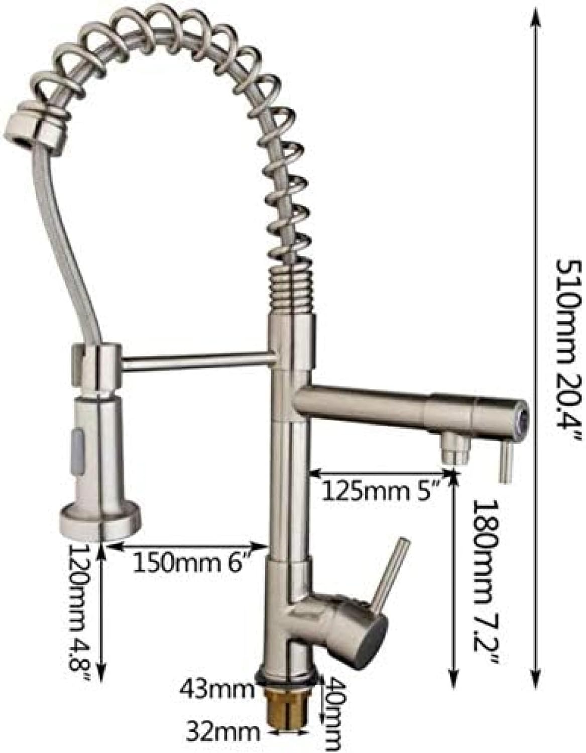 2つの機能的なウォーターキテンのニッケルつや消しシンクシンクスイベル洗面台混合ドロップスプレー Friendship Years