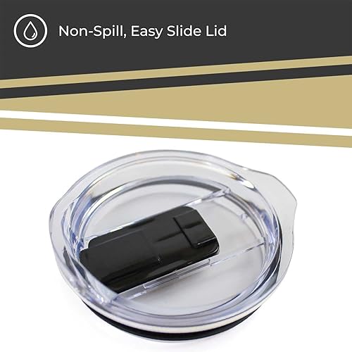 Miniatura 41 de Campus Colors Vaso de acero inoxidable de la NCAA perfecto para el día del partido, 18 onzas, doble pared, mantiene las bebidas perfectamente Azul