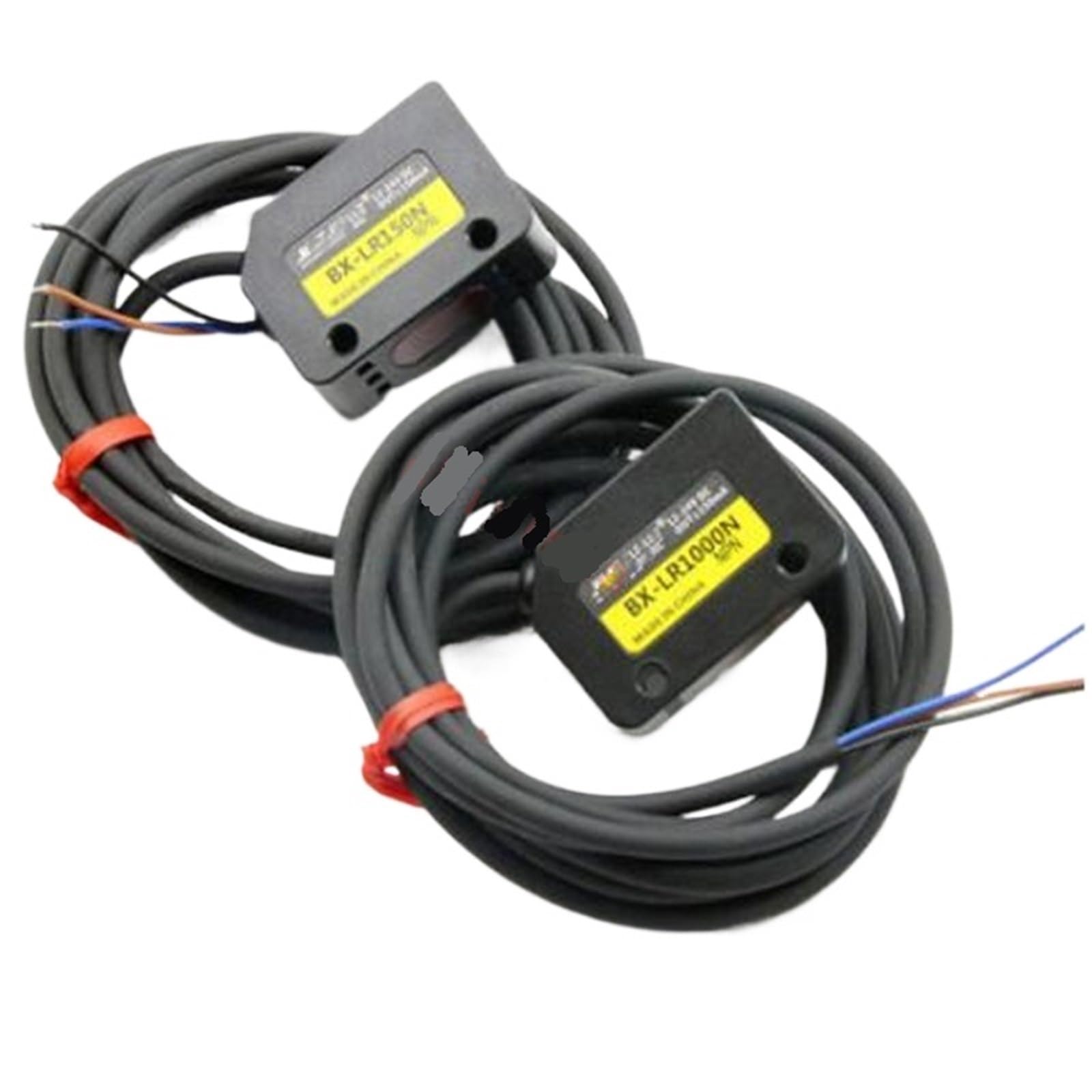 PHNOITPQ 1pc Digital Display Diffuse Reflection Photoelectric Switch Sensor Long Distance Strip Light Visible Spot Sensor(Bx-lr100ns)