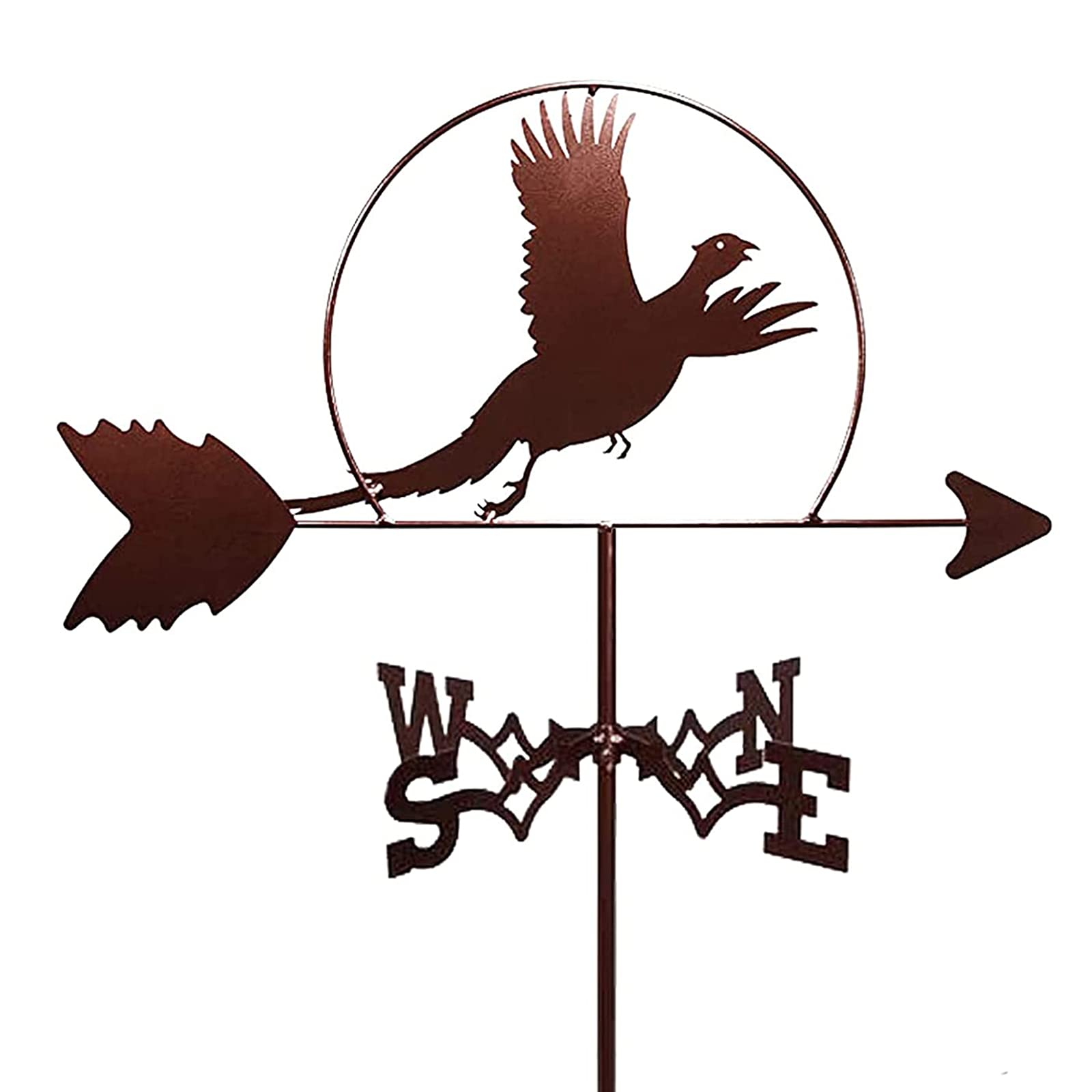 TAXXII Weather Vane Farmhouse WEATHERVANE-Roof Mount, WEATHERVANE-Garden Fences Stake Yard Roofs Wind Professional Measuring Tools weather vanes for outside