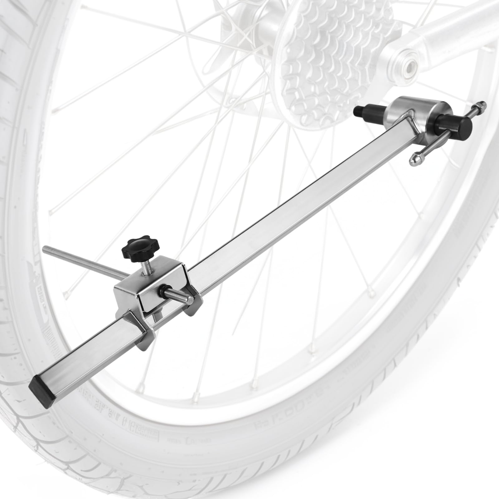 Packool Derailleur Hanger Alignment Gauge Tool, Gear Hanger Alignment Specialty Tool for Bike Maintenance, Fits 20 to 29" Wheels, Bicycle Repair Tool, Bike Wheel Straightening Tool