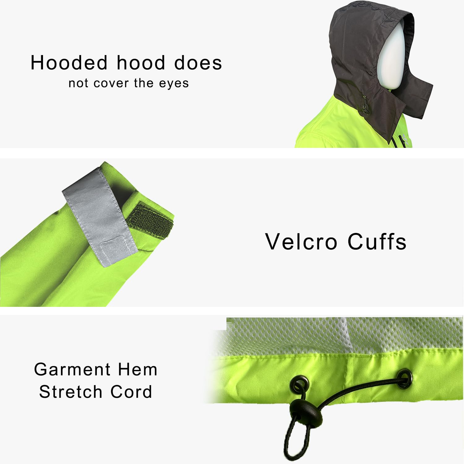 Lo.gas Veste de Cyclisme Femme,Veste de Vélo Femme Imperméable 10,000mmH20 et Respirant avec Réfléchissante et Capuche