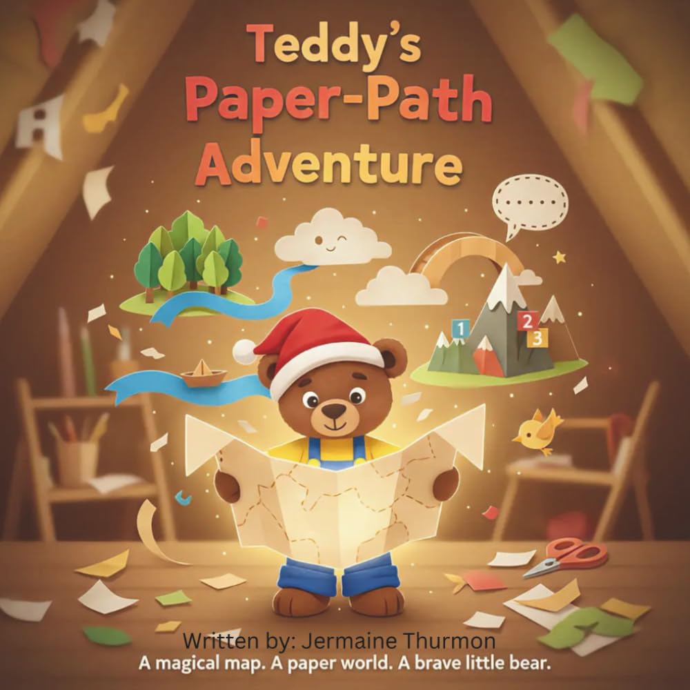 Teddy's Paper-Path Adventure: A Magical Map Adventure