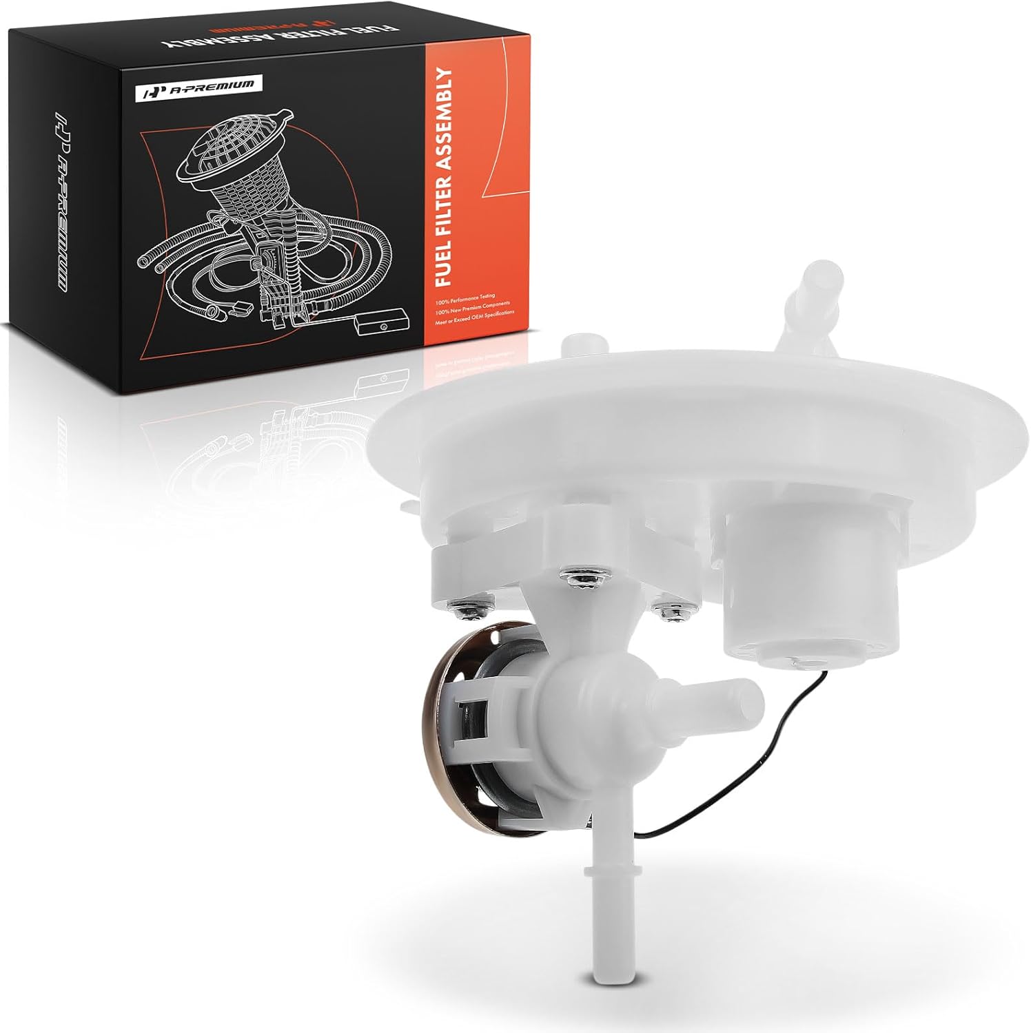 A-Premium Right Fuel Filter Assembly Compatible with Volkswagen Touareg 2005 2006 2007, 3.2L 4.2L 5.0L, Gas, Replace# 7L0919679A