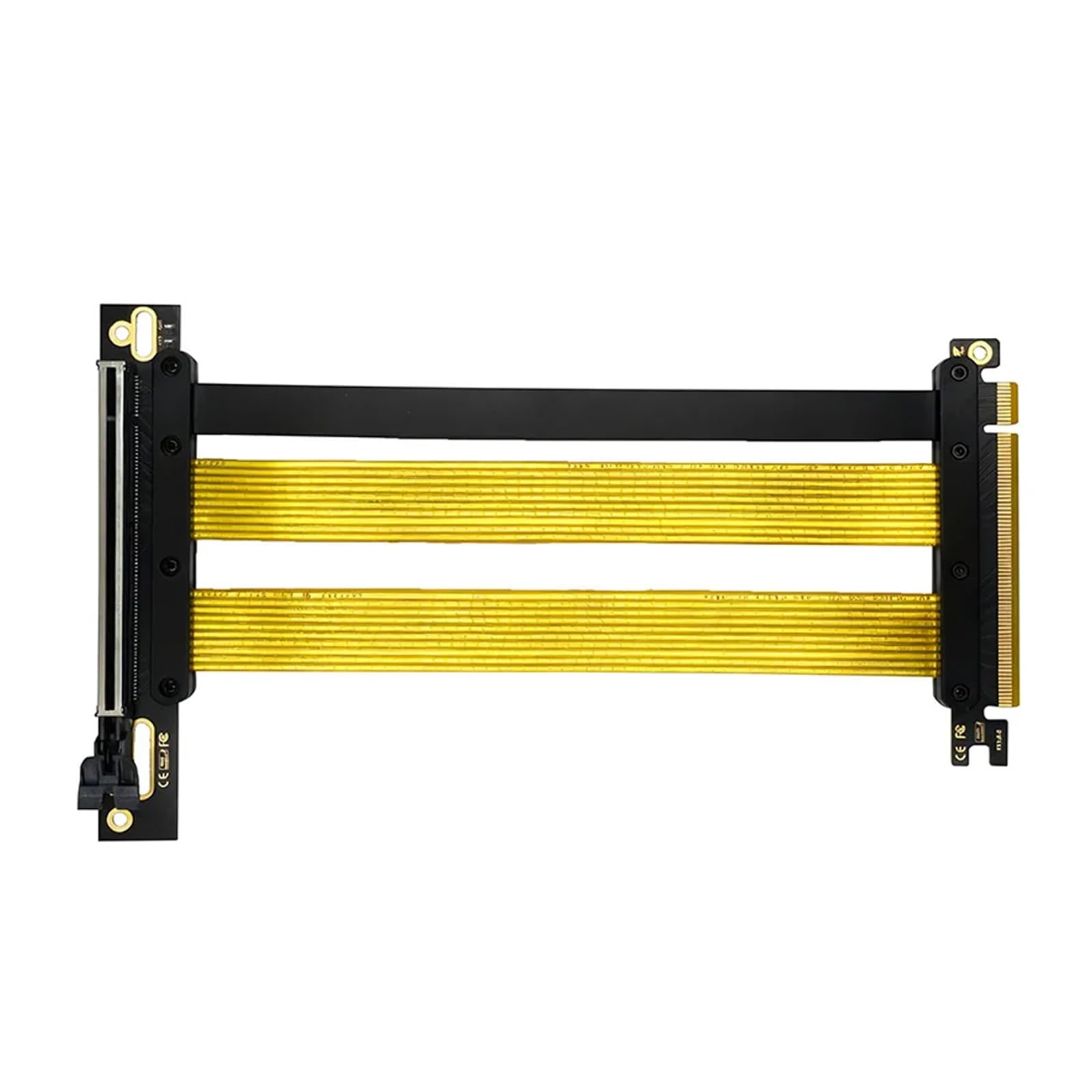 Cavo prolunga per scheda grafica PCIe 5.0 X16 da 20 cm per installazione verticale da 180 a 90 gradi che supporta l ' estensione flessibile con velocità 32GT / s