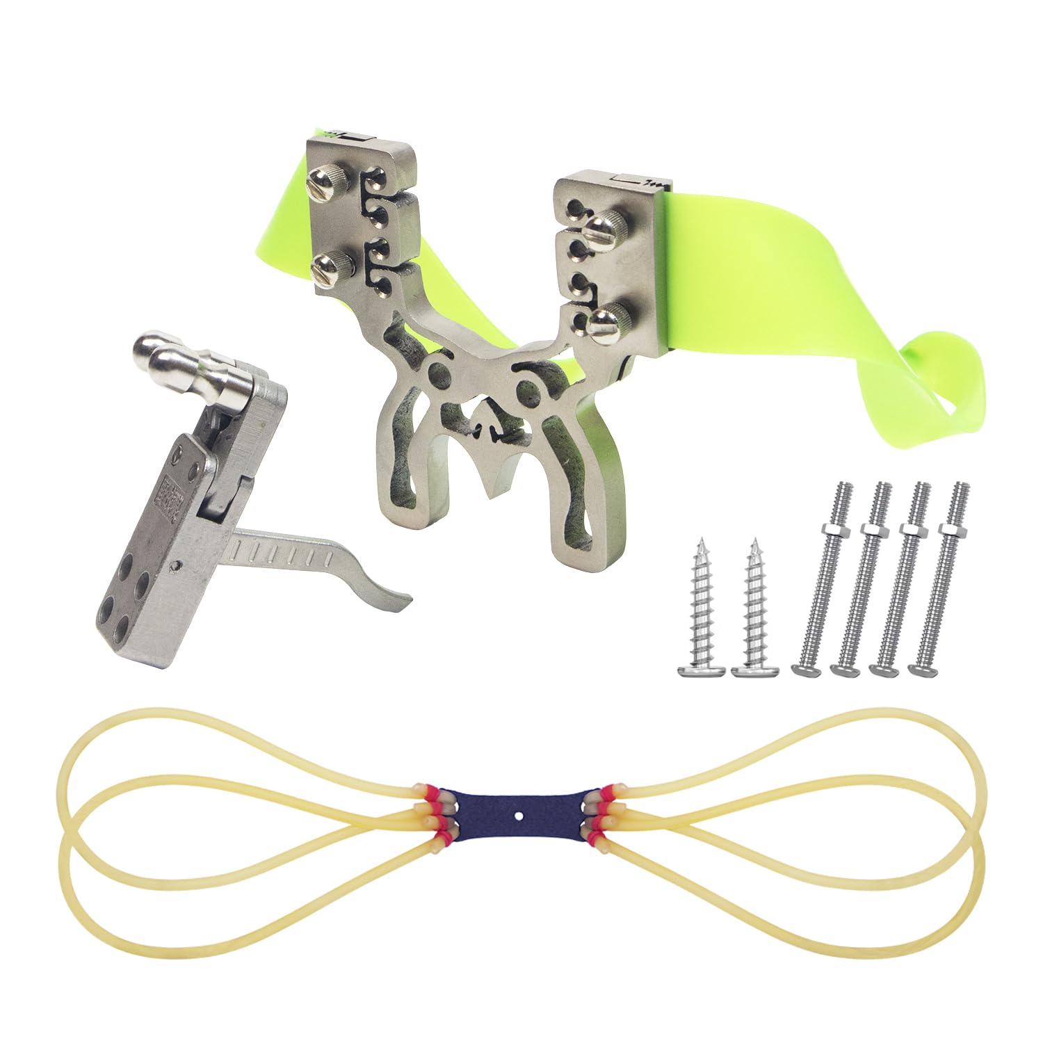 MXLUSINE DIY Hunting Catapult Rifle Slingshot Gun Trigger Release Mechanism Accessories