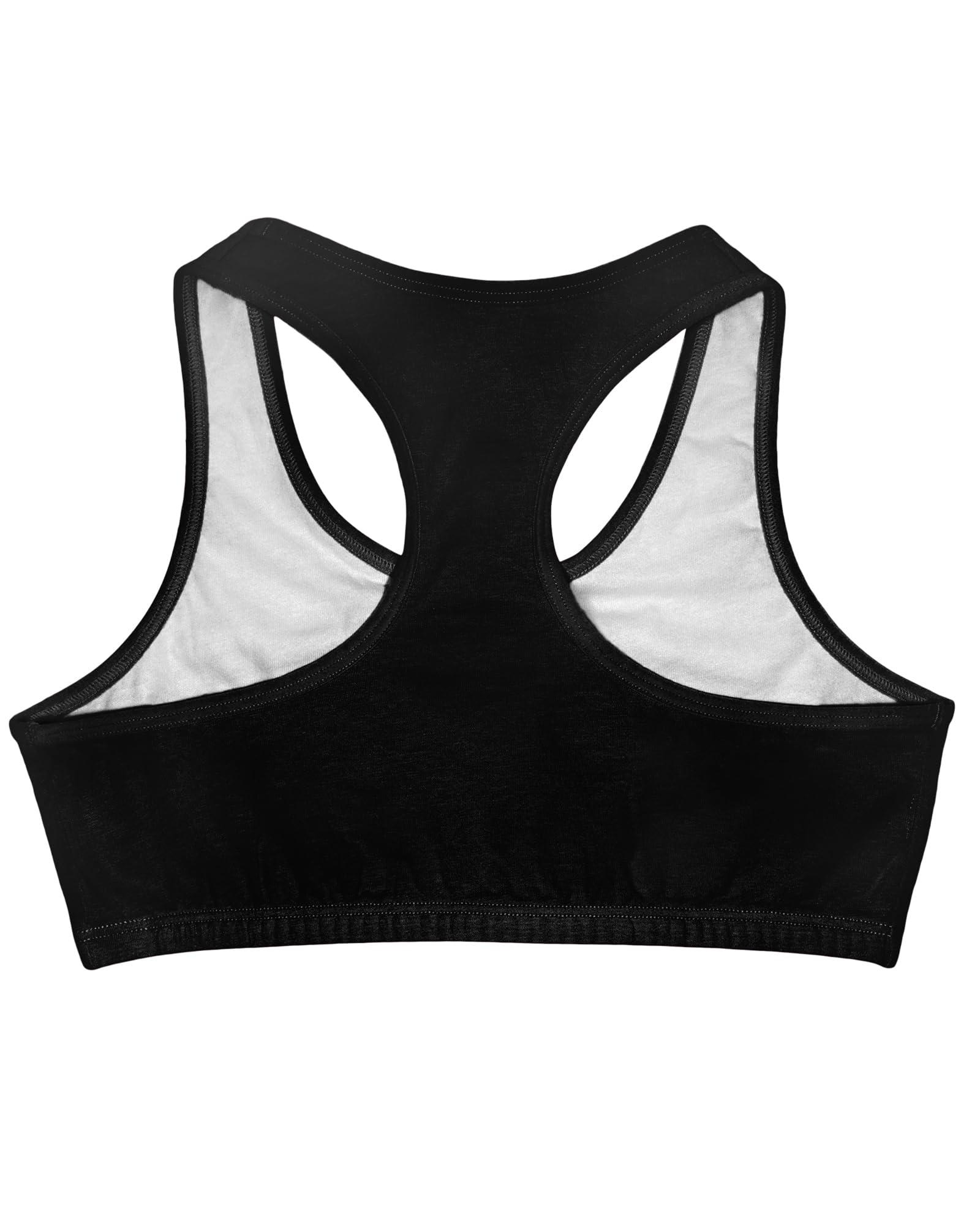 Fruit of The Loom Lot de 6 Soutiens-Gorge de Sport en Coton Stretch pour Fille