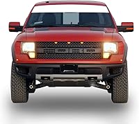 Vista 5 de Calcomanía para parabrisas compatible con Ford F150 Series Raptor 2009-presente (blanco perforado)