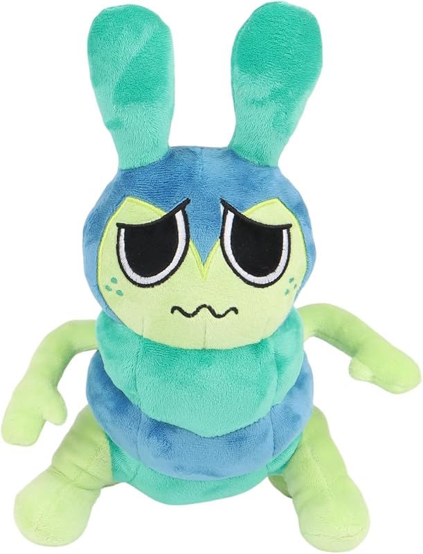 Dandy's World Plush, 10.6 inch Squirm from Dandys World Plushies Toys, Soft Stuffed Figure Doll for Fans, Stuffed Horror Game Figure Toy for Kids Boys Girls and Adult (dandy world plush)