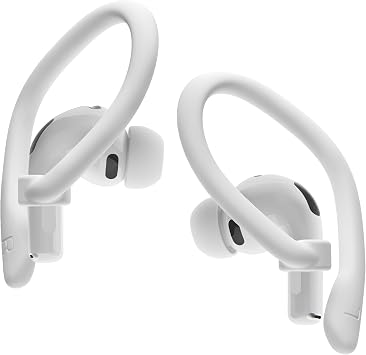 Ear Hooks for AirPods Pro 3 & AirPods 4 DamonLight 2 Pairs Airpod Ear Hook, Anti-Slip Comfortable Fit, Ergonomic Design, AirPods Pro 3 Accessories [US Patent Registered] Small