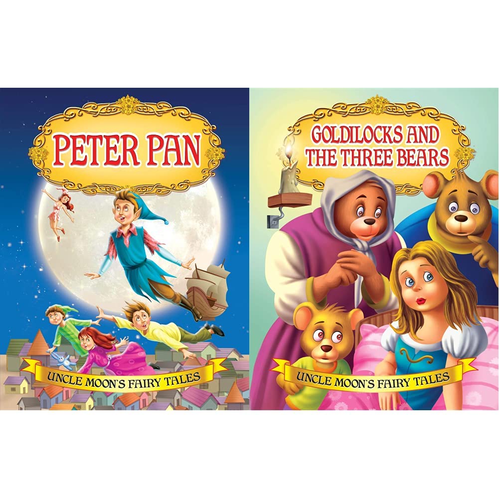 Uncle Moon:Peter Pan [Paperback] + Goldilocks and the Three Bears (Uncle Moon's Fairy Tales) (Set of 2 Books)