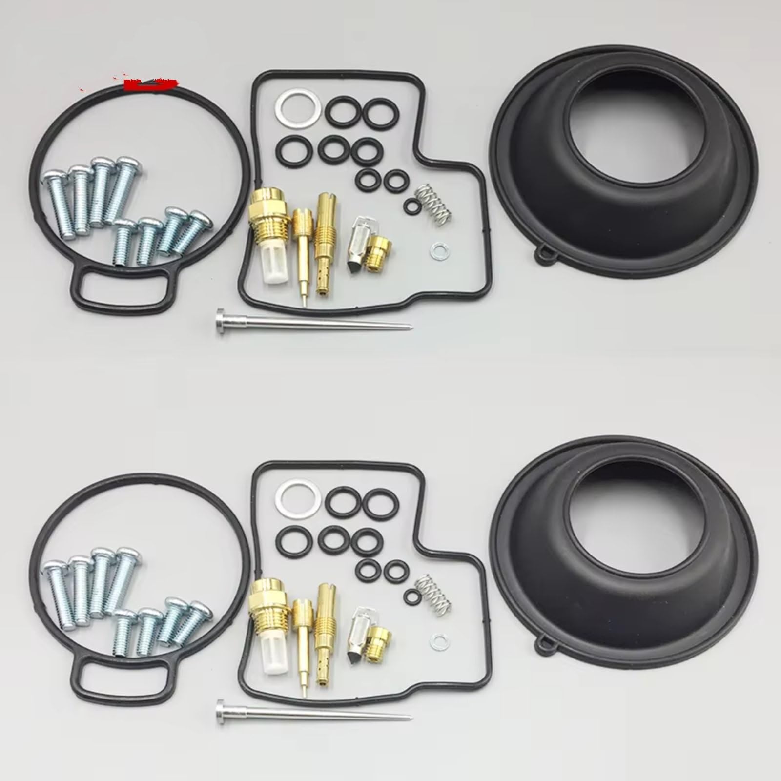 Kit Reconstrucción Reparación Carburador Motocicleta Aguja Flotante para Reemplazo Diafragma Junta Asiento para Goldwing GL1500SE 1992-2000 Kit de ReconstruccióN Carburador(Set 2)