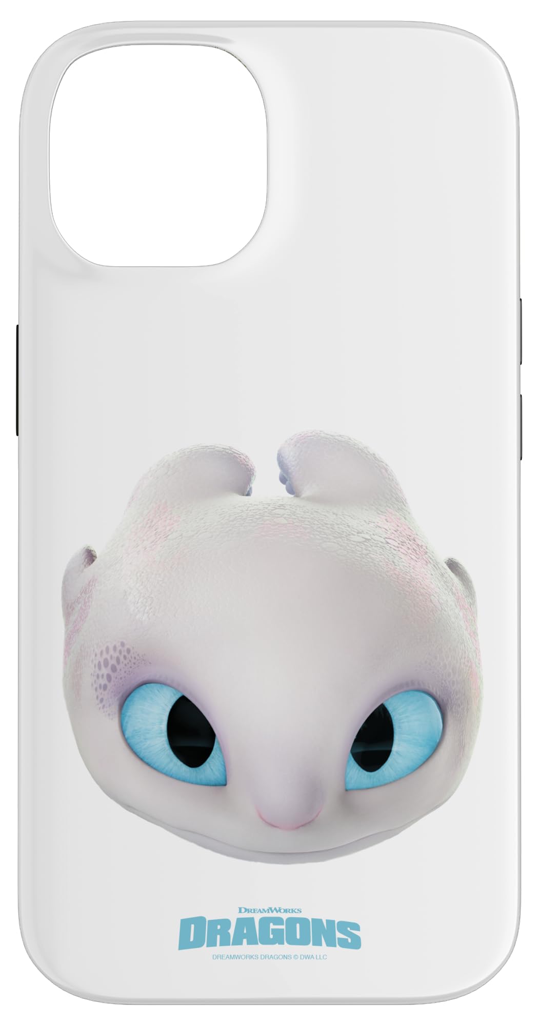 DreamWorks Dragons Light Fury Big Face Costume 3D Case for iPhone 14