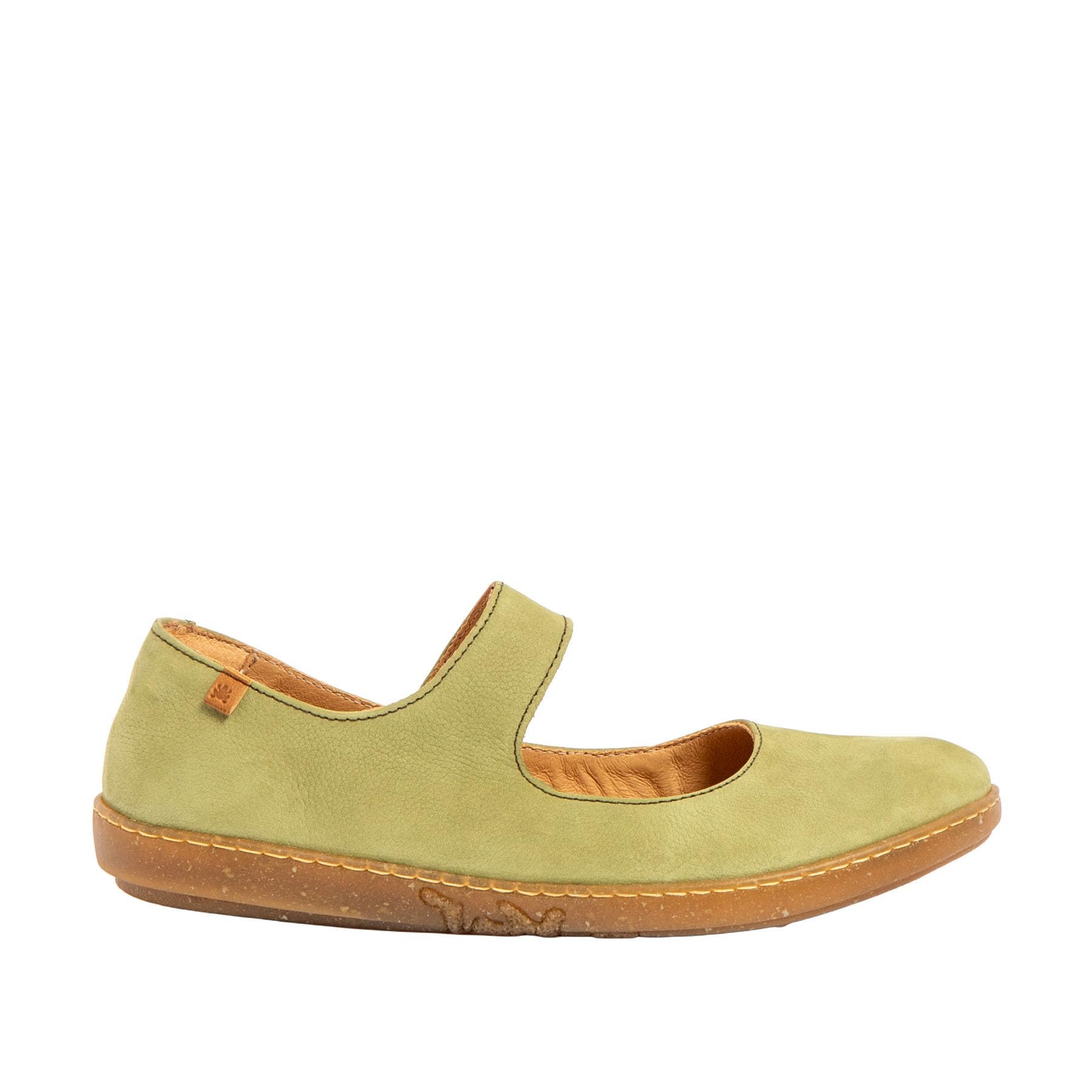 El Naturalista Women's N5301 Coral Flat Sandal, Liken, 5 UK