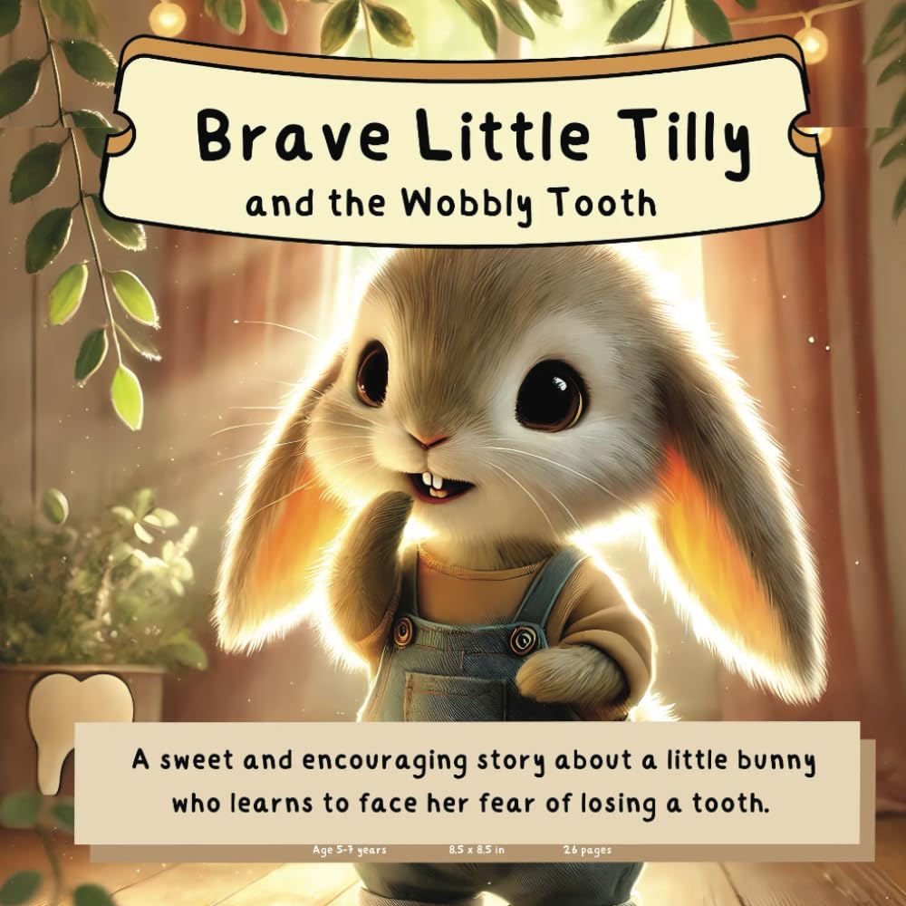 Brave Little Tilly and the Wobbly Tooth: A sweet and encouraging story about a little bunny who learns to face her fear of losing a tooth.