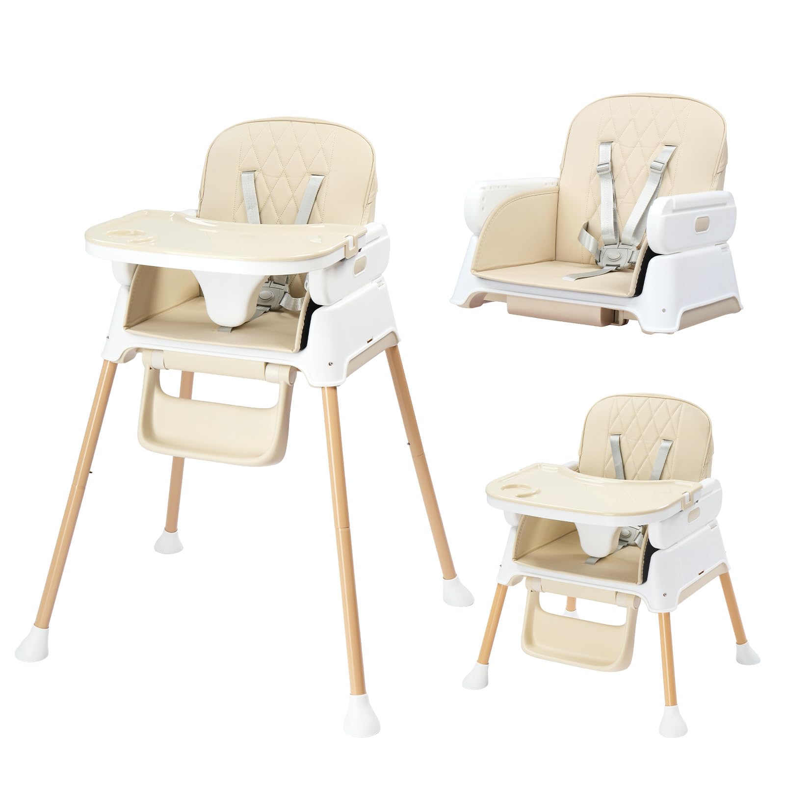 Amazon.com : JOYMOR 5 in 1 Baby High Chair for Babies and Toddlers