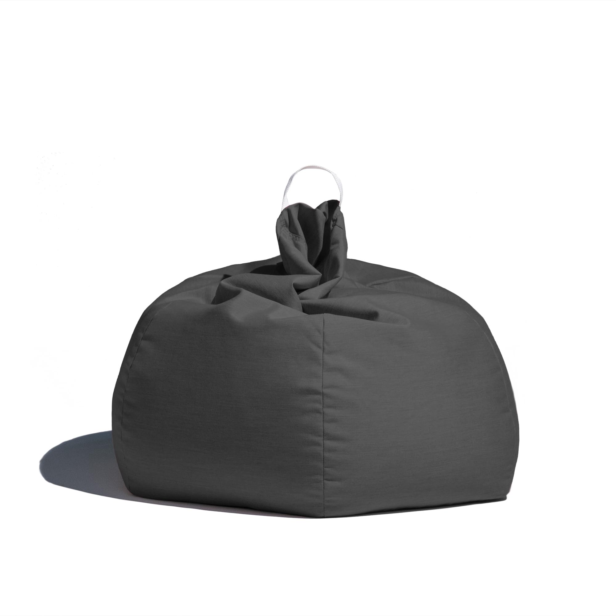Jaxx Kiss Bean Bag Chair | Casual Poolside & Patio Seating | Sunbrella, Charcoal