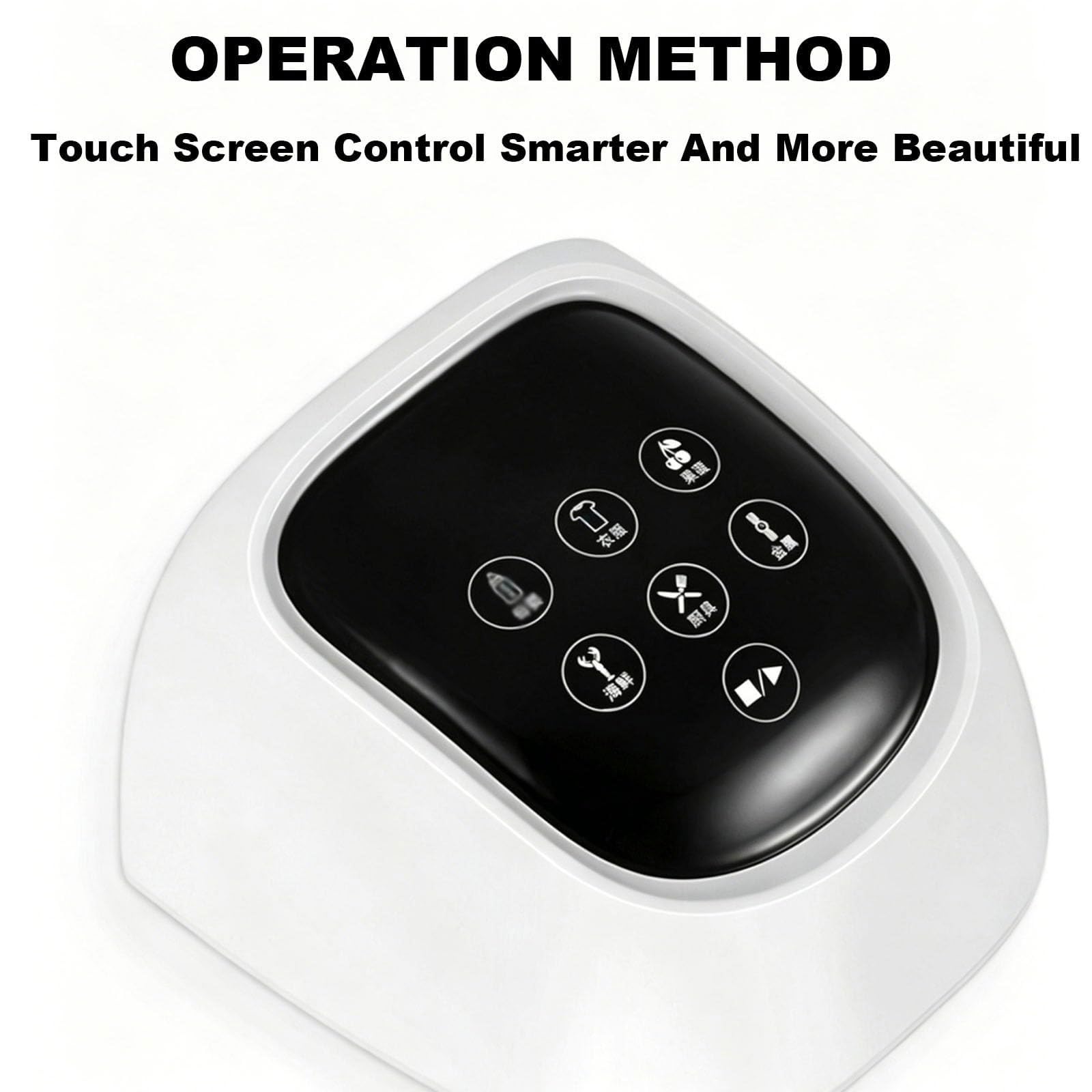 Lavastoviglie Ad Ultrasuoni Portatile nel Lavello, Detergente for Lavastoviglie Elettrico con Controllo Touch, Macchina for la Pulizia dei Gioielli ad Immersione, for Frutta Verdura Occhiali Vestiti