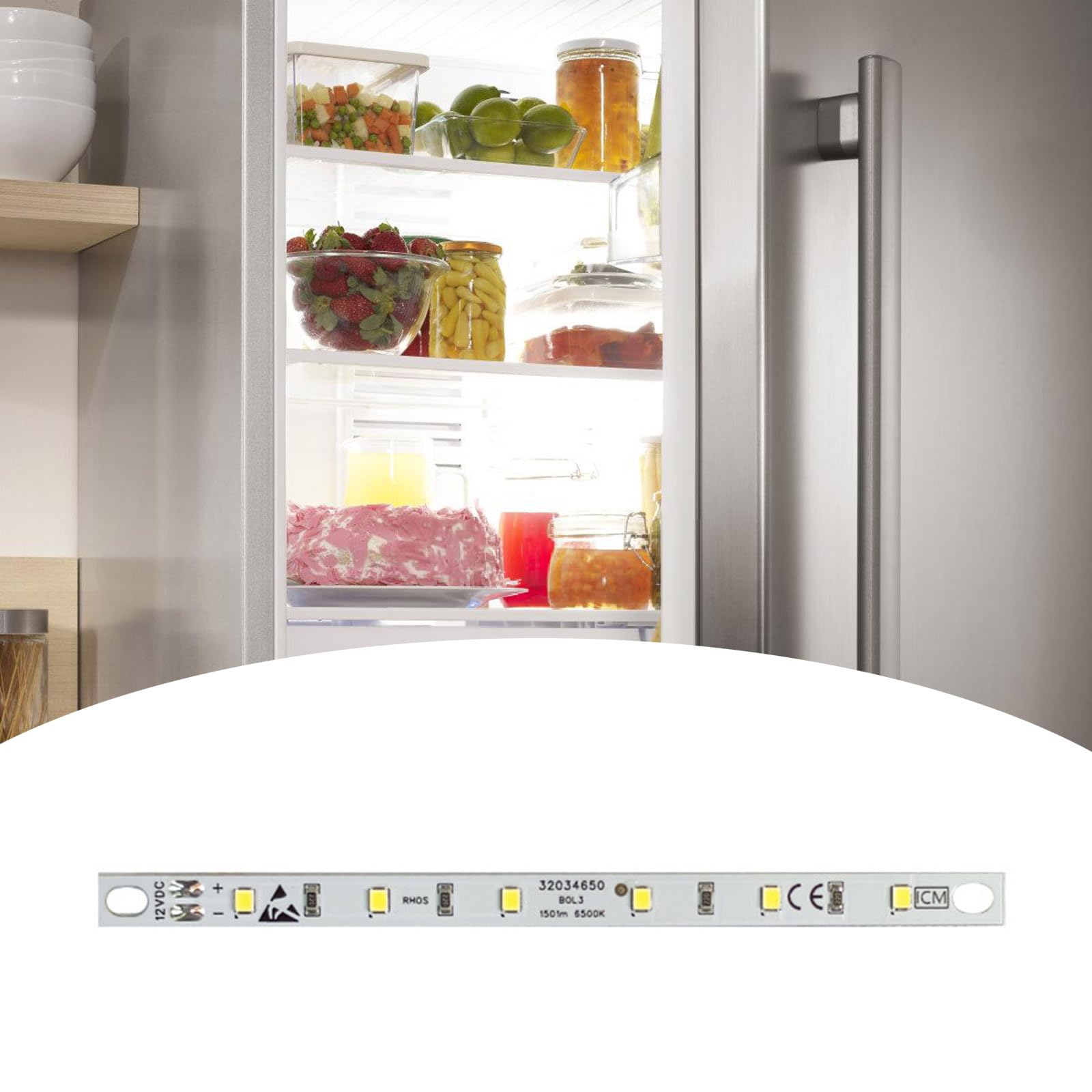 冷蔵庫 LED照明付き Amazon.co.jp : LED ライト冷蔵庫内部照明 12V 交換用冷蔵庫 PCB