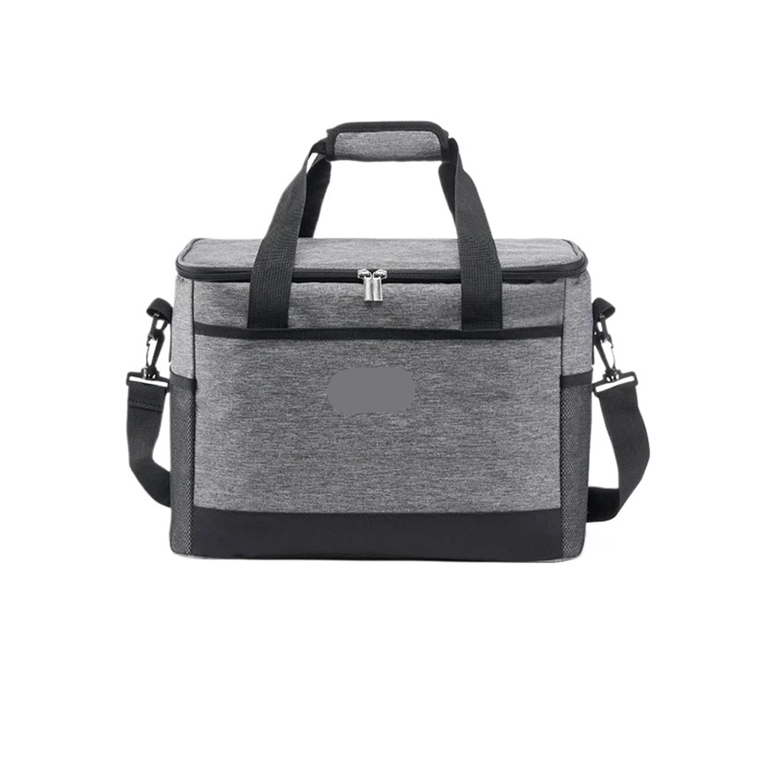Bolsa de Picnic for Acampar con Correa Hombro extraíble(Large Grey)