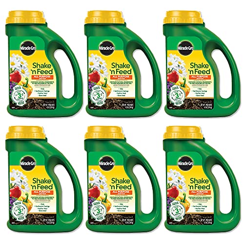 Image of Miracle-Gro Shake 'N Feed Rose & Bloom Plant Food, 4.5 lb. (6-Pack)