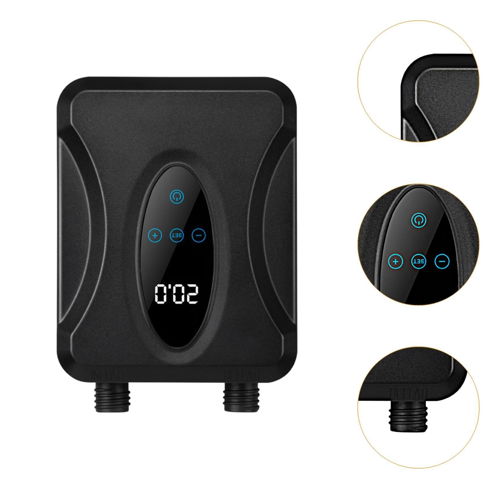 Pompa Ad Elettrica da 12 Display, Gonfiatore Rapido con Ugelli per Gonfiare Kayak E Gommoni.