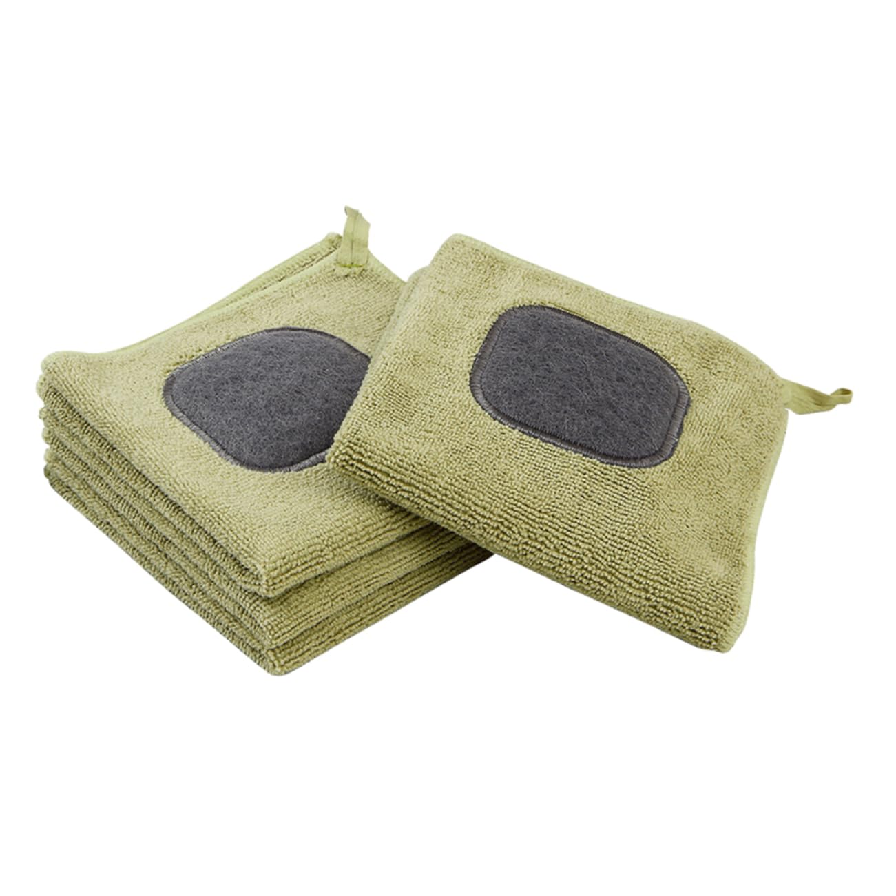 FRCOLOR 12 Piezas Paño De Limpieza De Cocina Trapos De Limpieza Paños De Cocina Paño De Plumero Paños De Limpieza Trapo Paños Gruesos De Microfibra Green