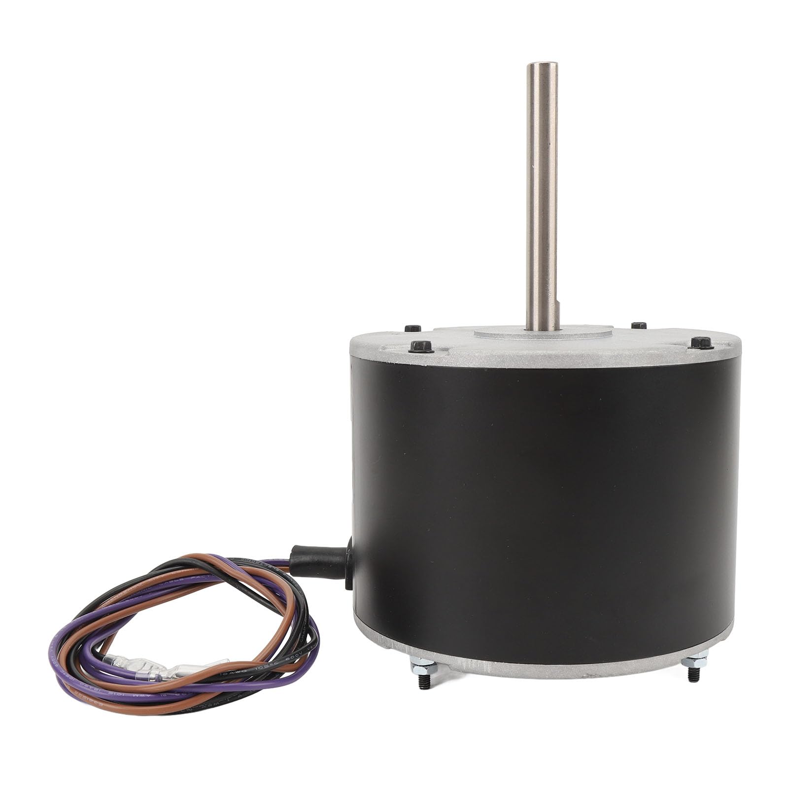 Wakects Motor de Ventilador de Condensador de 1 Velocidad, 1 Motor de Condensador de CA de 4 208 a 230 V 1075 RPM Metal 3 Cables de Repuesto para Goodman SSX160481BA GSC130481AE GSC130481AF