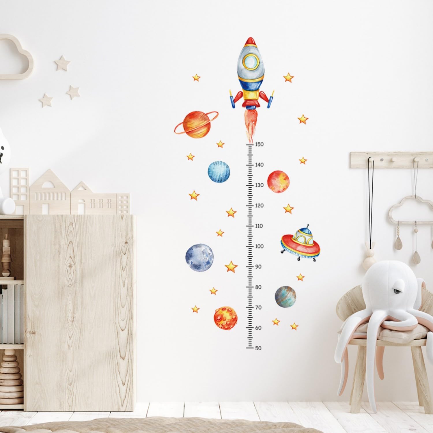 Wall Sticker for Children Height Chart Wall Sticker with Scale, Wall Sticker Kids Height Chart Height - Image 3
