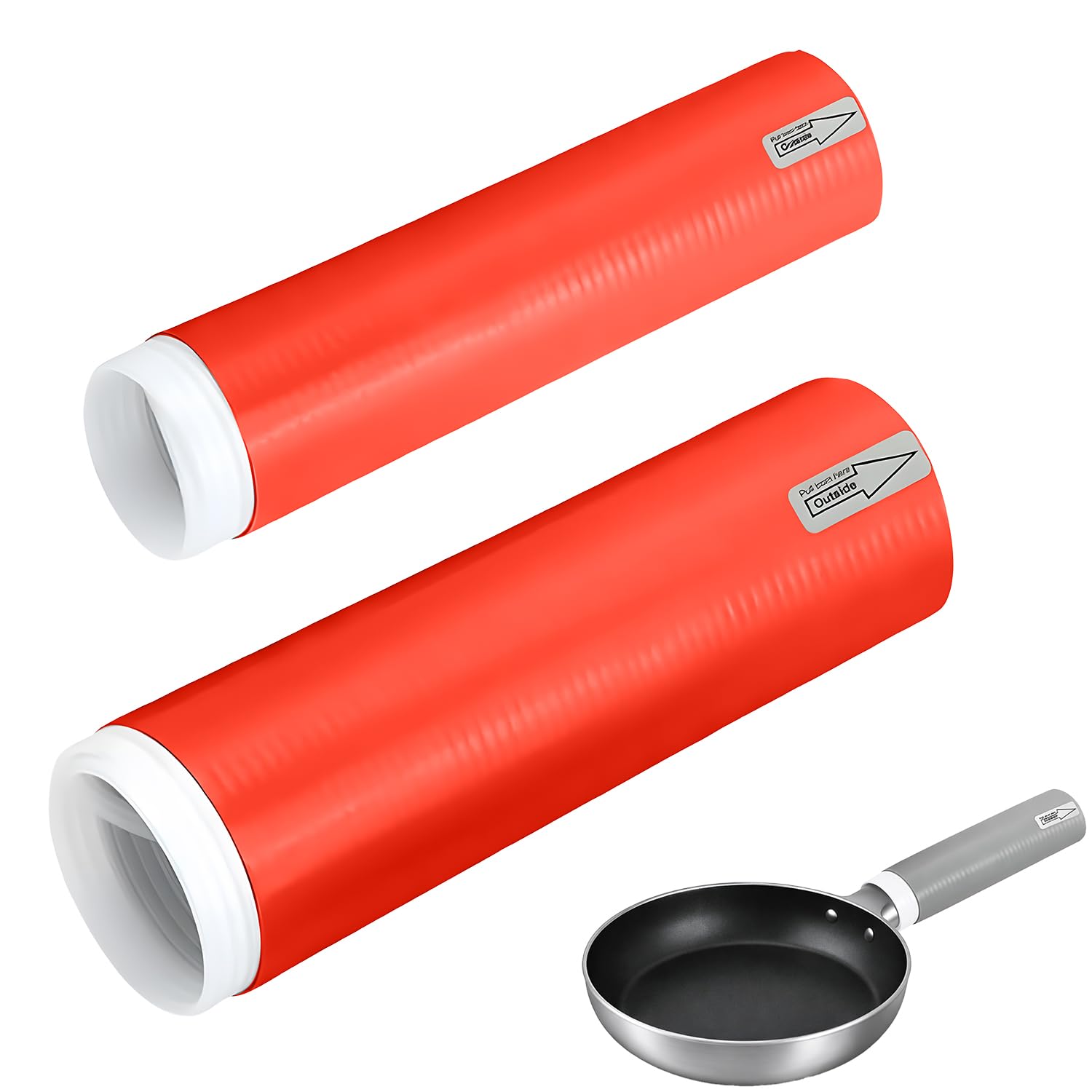 Chtaoxin 2 Sizes Silicone Pan Handle Covers