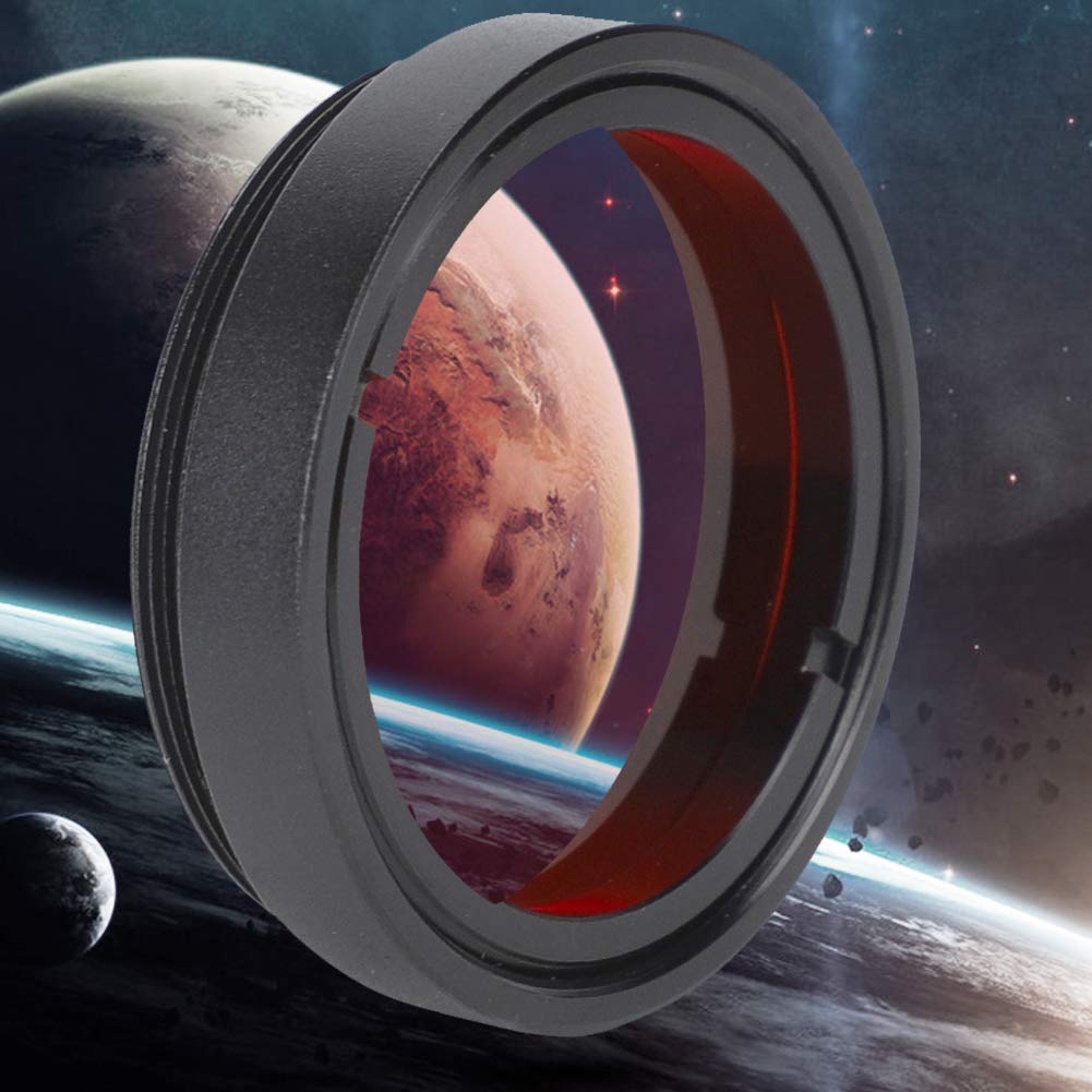 Bewinner 6-teiliges Buntes 1,25-Zoll-Teleskopfilter-Set mit Aufbewahrungsbox für Teleskope, Okulare, Zubehör für Astronomische Teleskope, Farbfilter, Mondnebelfilter