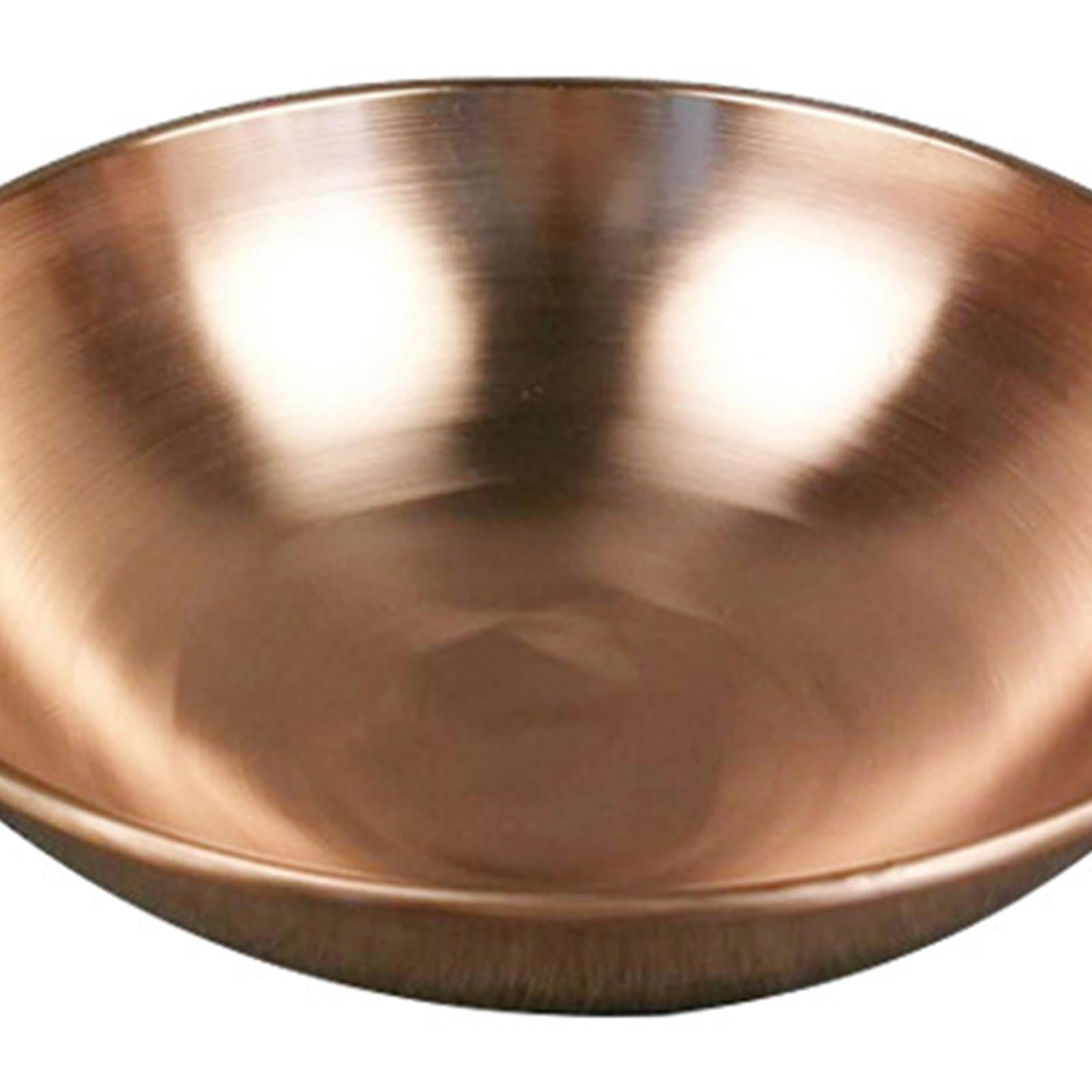 Topf aus reinem Kupfer ohne Deckel, schöne Form, Bratpfanne, Schmorpfanne, Kupfer-Kochgeschirr, 28 cm