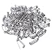 50 PiecesSilver Tone Brooch Pin Backs Safety Pin Jewelry Crafts- 1.5"