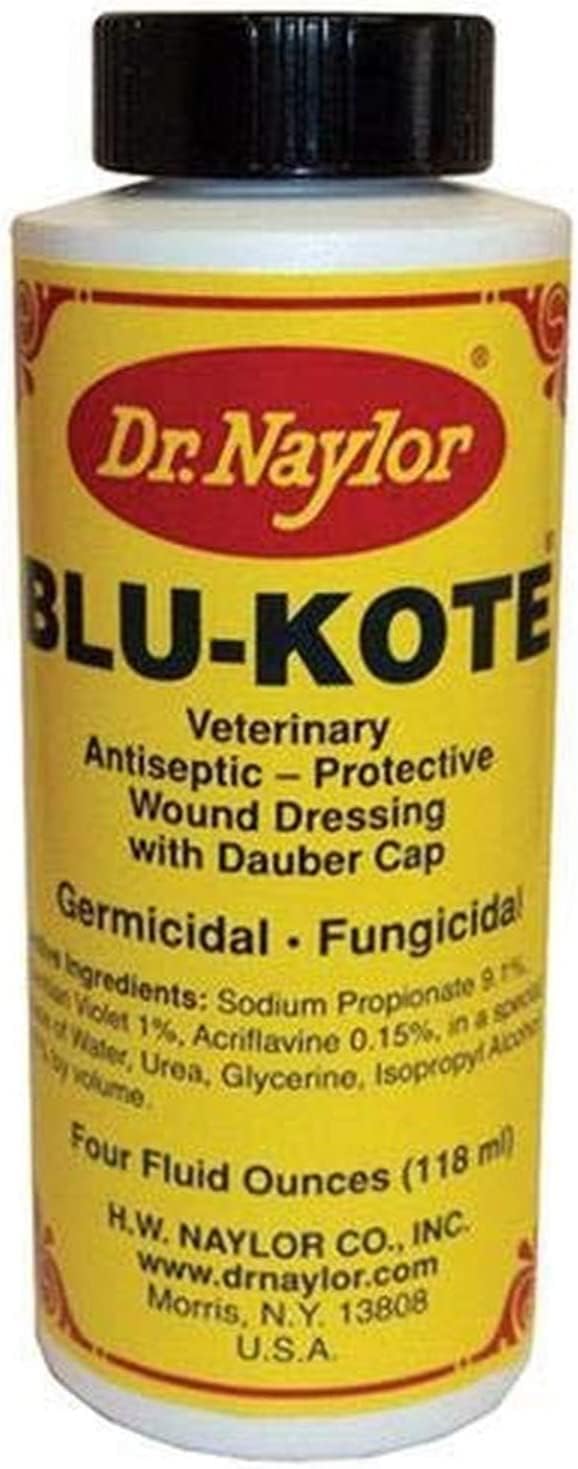 Dr. Naylor Blu-Kote Dauber (4 oz.) - Fast Drying Antiseptic Wound Dressing - 2 Pack