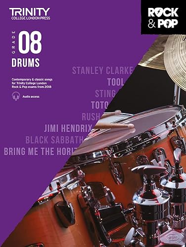 Trinity College London Rock &amp; Pop 2018 Drums Grade 8 (Trinity Rock &amp; Pop)