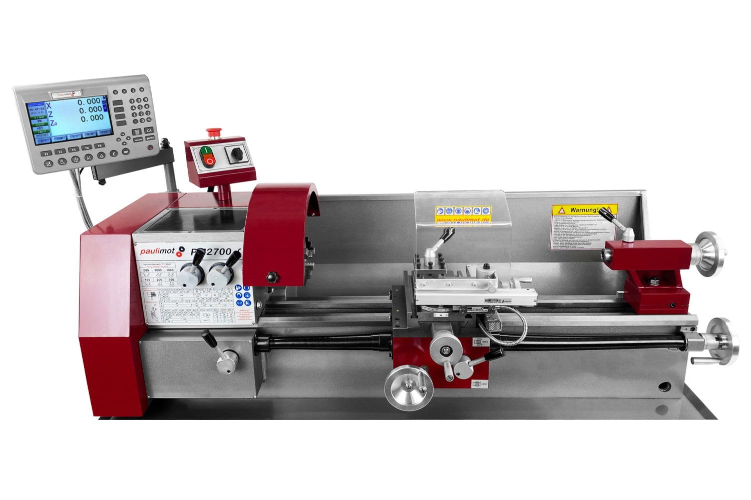 PAULIMOT Drehmaschine PM2700 mit 400 Volt Motor und Messsystem :