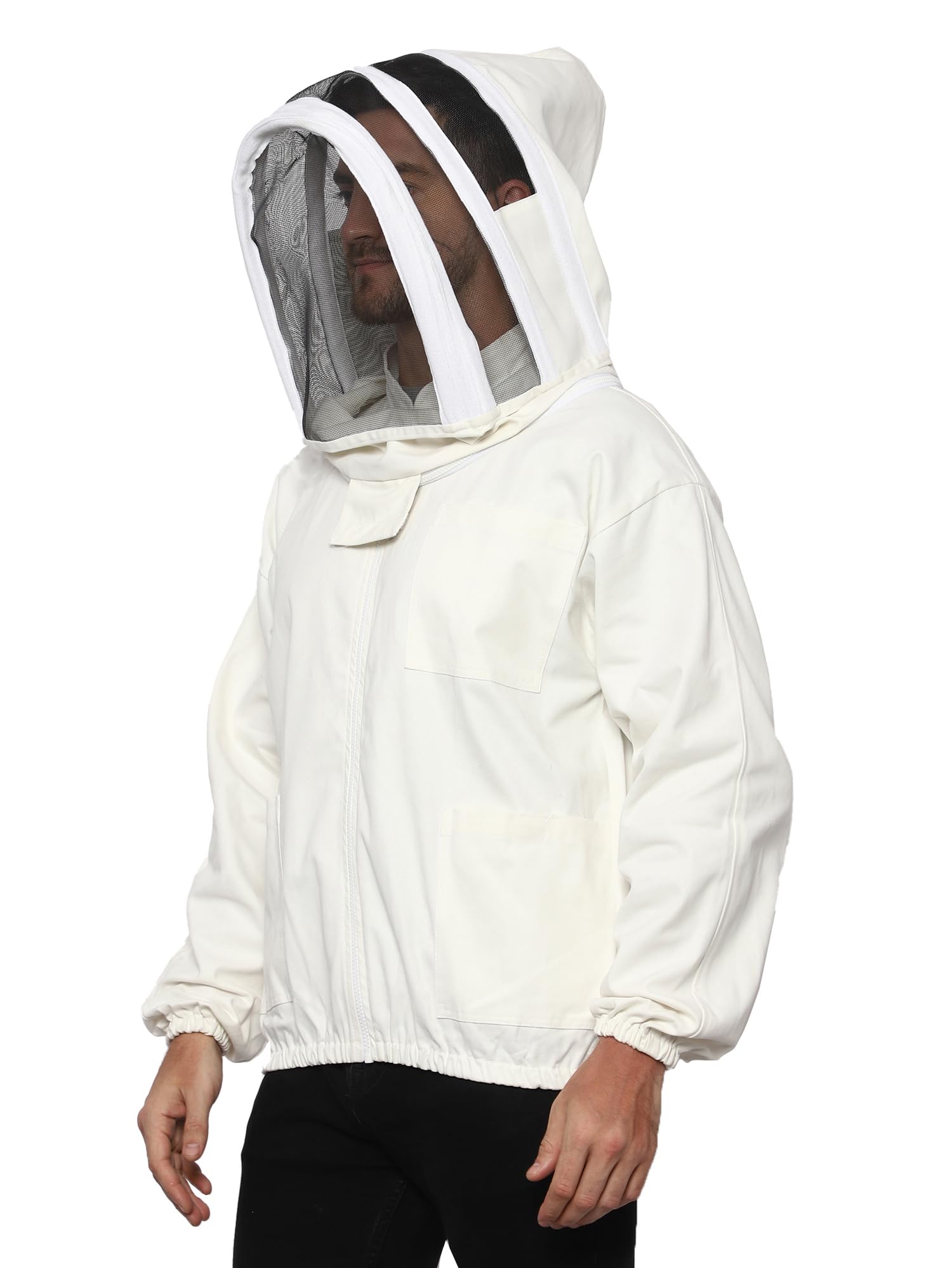 Beeattiire Beekeeper Jacket with Veil Thick Cotton Bee Jacket Sting Proof Protection Beekeeping Jacket 8XL (B07VDRCLZQ) Amazon Price History, Amazon Price Tracker