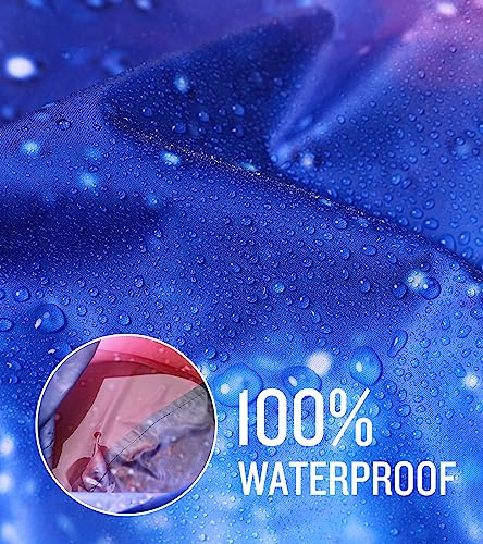 Image of SaphiRose Lightweight Kids Rain Poncho Jacket Waterproof Outwear Rain Coat