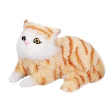 Plush cat, Baby Gifts, pet Model Lying cat Simulation cat cat