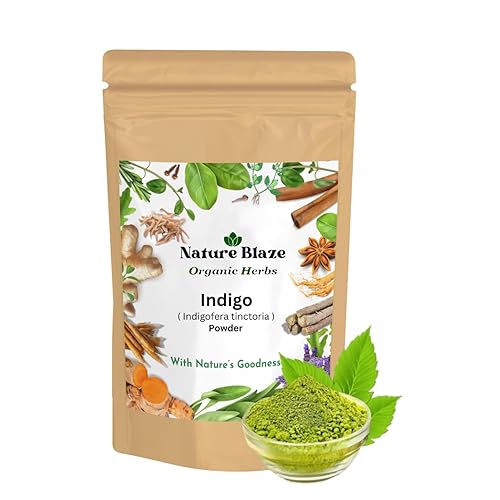 Miniatura 2 de Polvo índigo para cabello  Ideal para cabello negro natural y oscuro, 7.0 onzas (7.05 oz 0.4 libras)