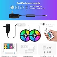 Vista 9 de Lepro Music Sync - Tira de luces LED