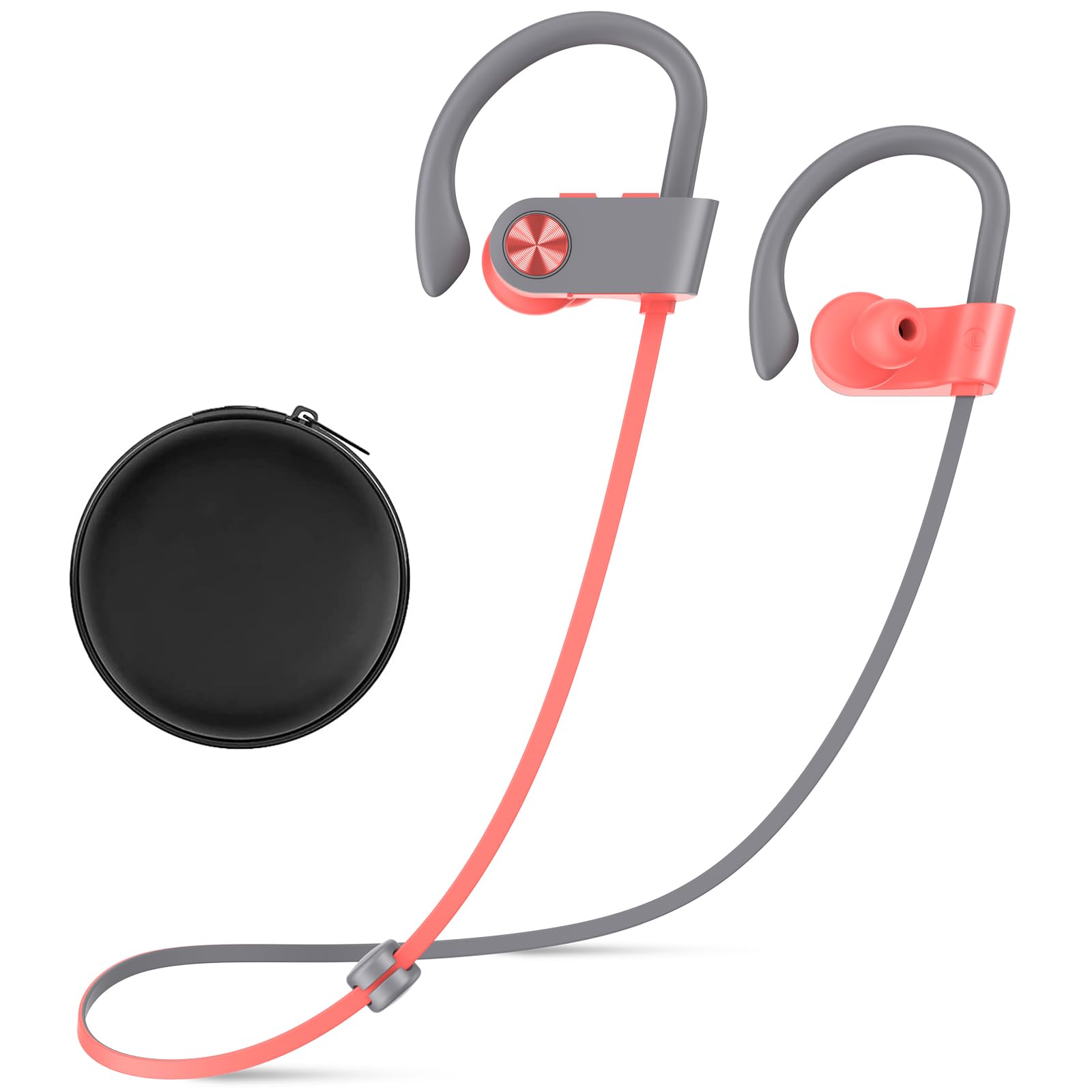 VRIFOZ Bluetooth Headphones, Bluetooth 5.3 IPX7 Waterproof Wireless Sports Earbuds for Workout Gym, 16 Hrs Playtime Running Headphones with Noise