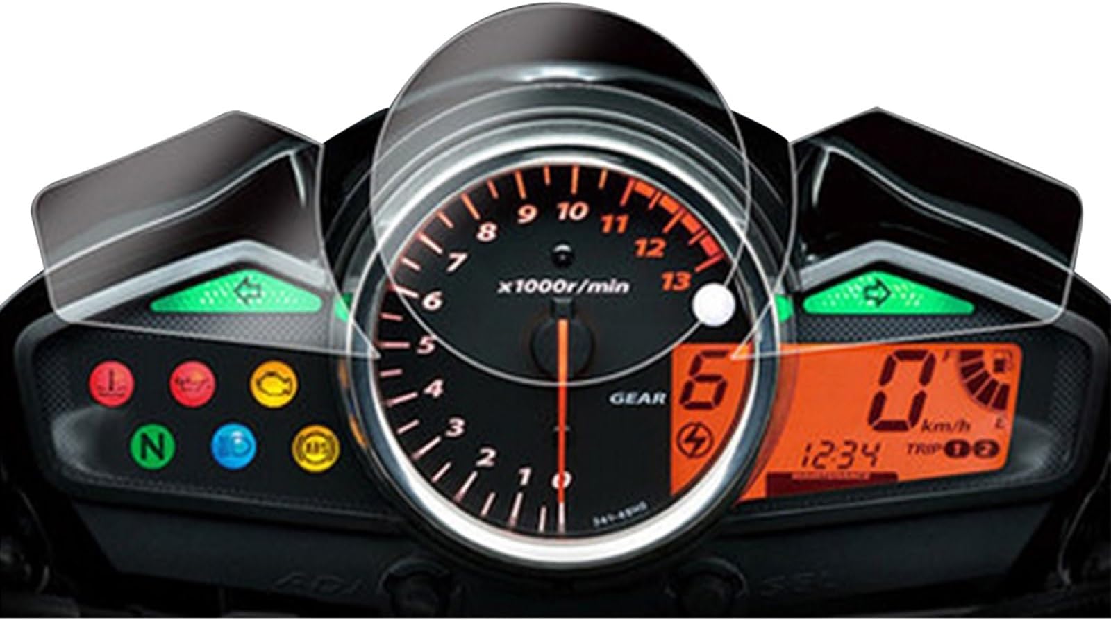 Motorcycle Speedometer Instrument Scratch Screen Protection Film Sticker For Suzuki GW250 250S 250SF GW 250 S SF Accessories (Color : 1pcs)