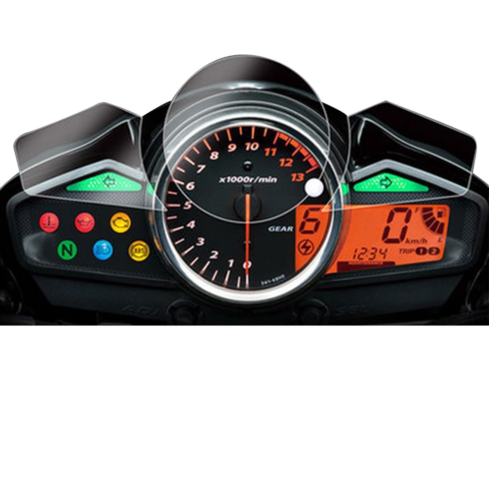 Motorcycle Speedometer Instrument Scratch Screen Protection Film Sticker For Suzuki GW250 250S 250SF GW 250 S SF Accessories (Color : 1pcs)