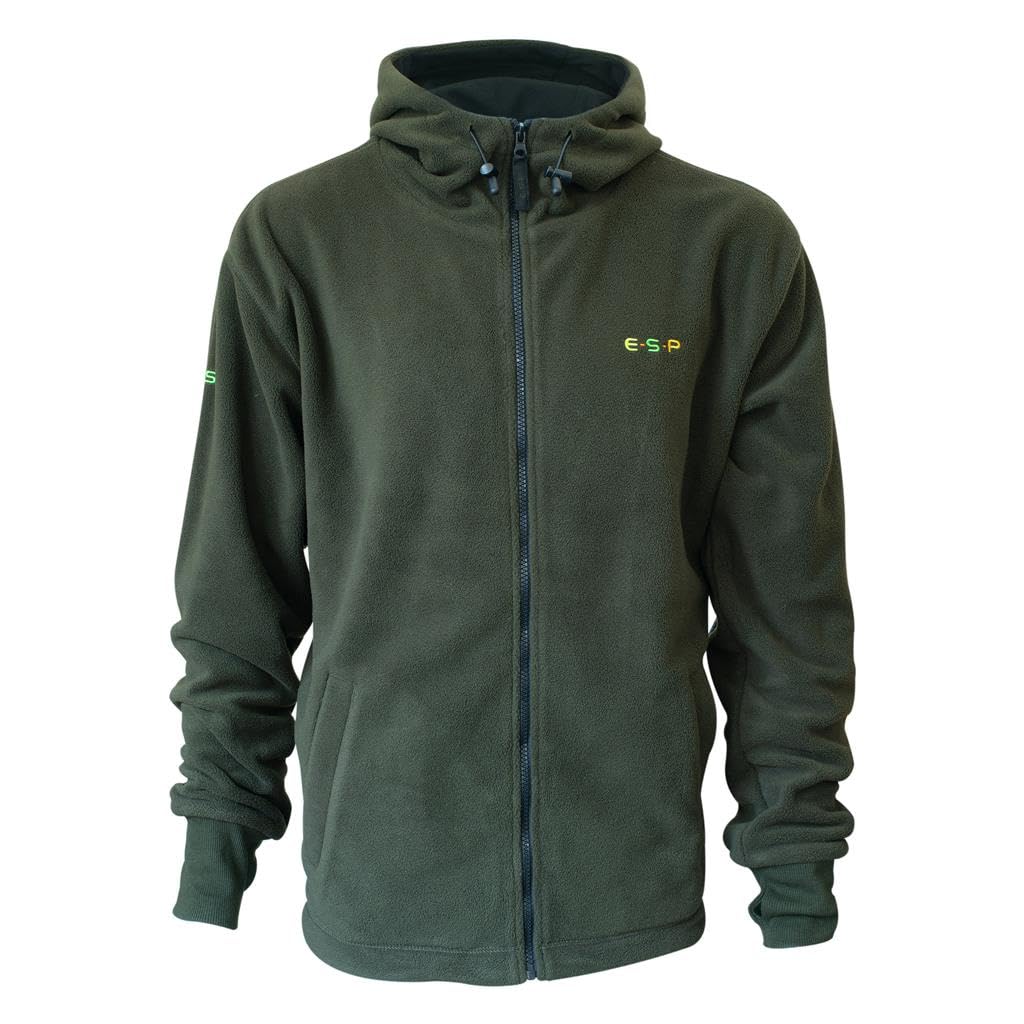 ESP Full Zip Green Fleece Hoody: XXL