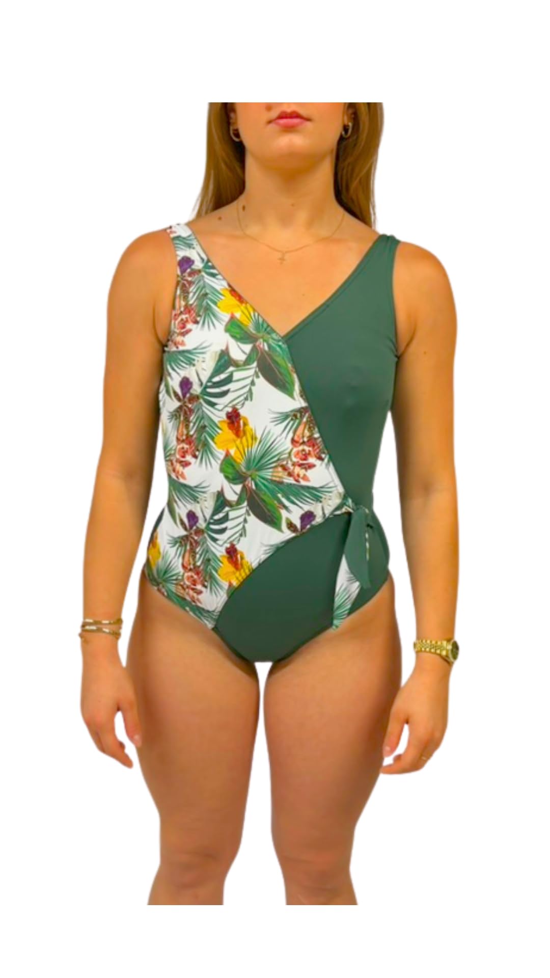 Haute Pression DA8051 C01 T42 Maillot de Bain Une pièce, Multicolore, 42 Femme